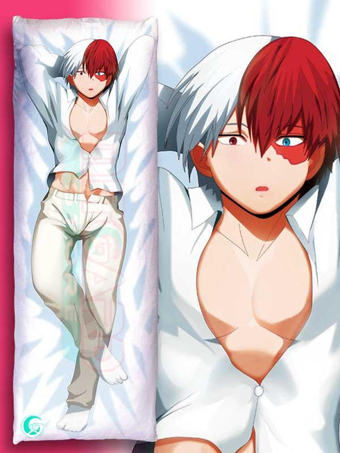 MY HERO ACADEMIA Todoroki Shoto v2 Body pillow case Dakimakura - 3